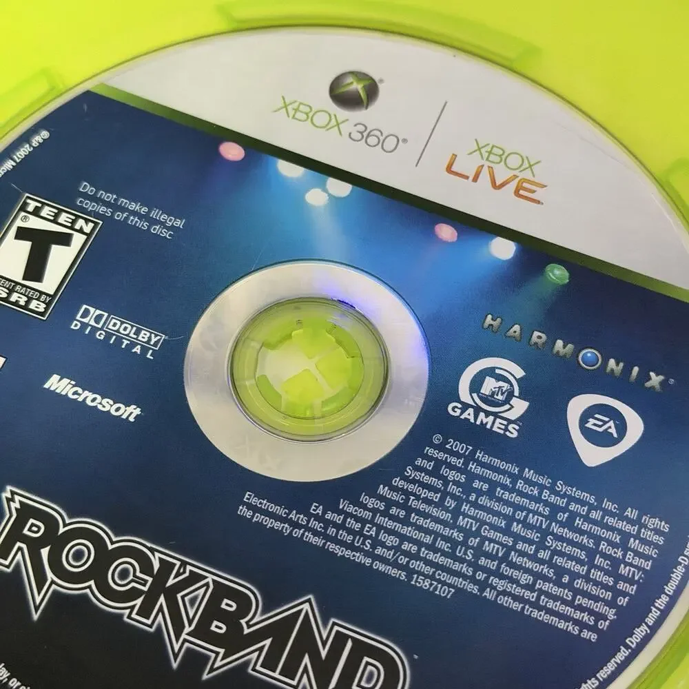Rock Band Bundle - 1 and 2 - Xbox 360 - Complete w/ Manual CIB